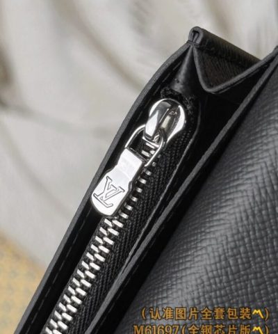 Louis Vuitton Brazza Wallet Black - top-grade luxury bag dupe