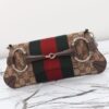 Fake Gucci Horsebit Chain Shoulder Bag Brown - top-grade luxury bag dupe