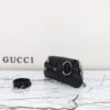 Replica Gucci Horsebit Chain Shoulder Bag Black - top-grade luxury bag dupe