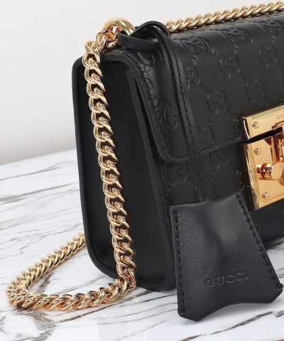 Replica Gucci Padlock's Small Lock Black - designer handbag clone