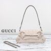 Replica Gucci Horsebit Chain Shoulder Bag White - premium superclone handbag