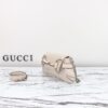 Replica Gucci Horsebit Chain Shoulder Bag White - elite factory replica handbag