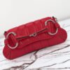 Replica Gucci Horsebit Chain Shoulder Bag Red - affordable luxury replica bag