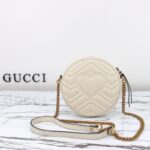 Replica Gucci GG Mormont Round White - 1:1 premium replica handbag