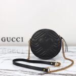 Replica Gucci GG Mormont Round Black