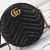 Fake Gucci GG Mormont Round Black - 1:1 premium replica handbag
