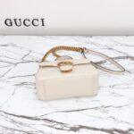 Replica Gucci GG Marmont Top Handle White - 1:1 premium replica handbag