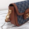 Replica Gucci Horsebit 1955 Double G Mini Denim - high-end replica designer purse