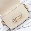 Fake Gucci Horsebit 1955 Double G Mini White - top-grade luxury bag dupe