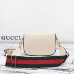 Replica Gucci Horsebit 1955 Double G Mini White
