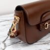 Fake Gucci Horsebit 1955 Double G Mini Brown - 1:1 premium replica handbag