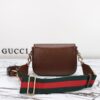 Fake Gucci Horsebit 1955 Double G Mini Brown - affordable luxury replica bag