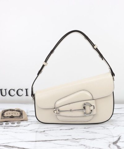 Fake Gucci Horsbet Tribute White - premium superclone handbag
