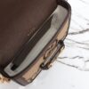 Replica Gucci Horsebit 1955 Double G Mini Brown Canvas - premium superclone handbag
