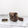 Replica Gucci Horsebit 1955 Double G Mini Brown Canvas - best quality fake designer bag