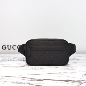 Fake Gucci GG Rubber Belt Bag - elite factory replica handbag