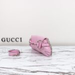 Replica Gucci Horsebit Chain Shoulder Bag Pink