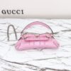 Fake Gucci Horsebit Chain Shoulder Bag Pink - best quality fake designer bag