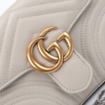 Replica Gucci GG Marmont Top Handle Beige