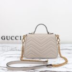 Replica Gucci GG Marmont Top Handle Beige