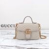 Fake Gucci GG Marmont Top Handle Beige - ultra-realistic fake purse
