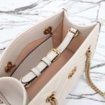 Replica Gucci GG Marmont Tote White - high-end replica designer purse