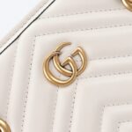 Replica Gucci GG Marmont Tote White - top-grade luxury bag dupe