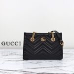 Replica Gucci GG Marmont Tote Black