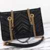 Fake Gucci GG Marmont Tote Black - premium superclone handbag
