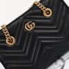 Fake Gucci GG Marmont Tote Black - high-end replica designer purse