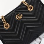 Replica Gucci GG Marmont Tote Black