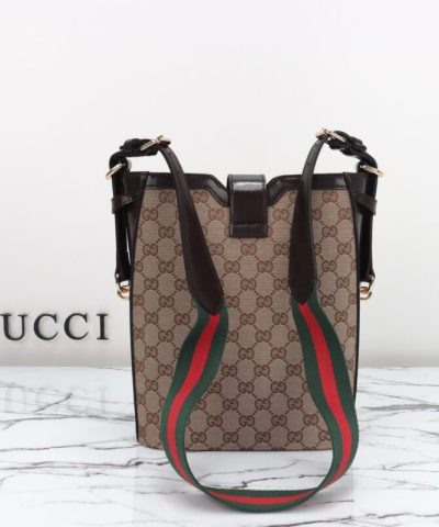Fake Gucci Medium Bucket Beige - 1:1 premium replica handbag