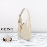 Replika kabelky Gucci G Jackie Small Patent White - prémiová replika kabelky v měřítku 1:1
