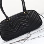 Replica Gucci Marmont Small Top Handle Black