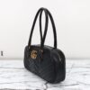 Fake Gucci Marmont Small Top Handle Black - best quality fake designer bag