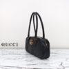 Fake Gucci Marmont Small Top Handle Black - best quality fake designer bag