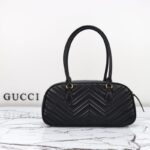 Replica Gucci Marmont Small Top Handle Black