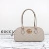 Fake Gucci Marmont Small Top Handle White - premium superclone handbag