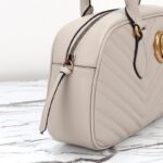 Replica Gucci Marmont Small Top Handle White