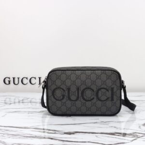 Fake Gucci GG Mini Shoulder Bag Grey 2024 - affordable luxury replica bag