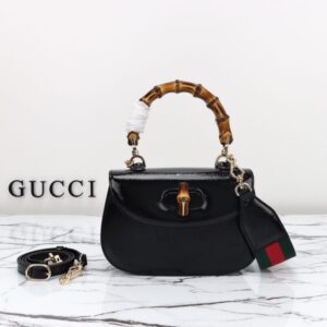 Fake Gucci Bamboo 1947 Black - best quality fake designer bag