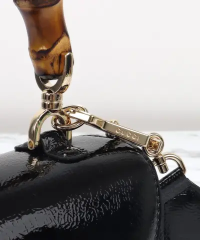 Fake Gucci Bamboo 1947 Black - best quality fake designer bag