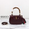 Replica Gucci Bamboo 1947 Bordeaux - ultra-realistic fake purse