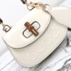 Replica Gucci Bamboo 1947 Patent White - high-end replica designer purse