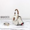 Replica Gucci Bamboo 1947 Patent White - premium superclone handbag
