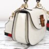 Replica Gucci Bamboo 1947 Patent White - best quality fake designer bag