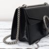 Fake Gucci Dionysus Small Shoulder Bag Patent Black - best quality fake designer bag