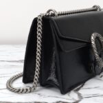 Replica Gucci Dionysus Small Shoulder Bag Patent Black