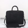Fake Gucci Briefcase GG Leather Black - premium superclone handbag