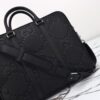 Fake Gucci Briefcase GG Leather Black - best quality fake designer bag